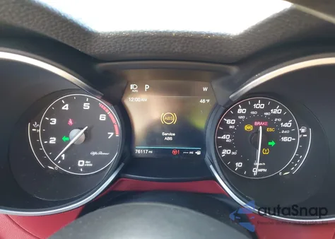 2019 Alfa Romeo Stelvio Ti Awd z USA, uszkodzony, nr VIN ZASPAKBN2K7C41155